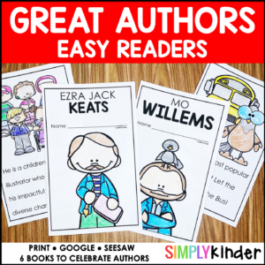 Author Study Easy Readers | Seuss | Ezra Jack Keats | Mo Willems