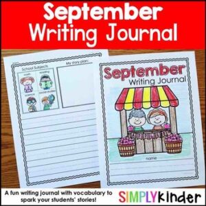 September Writing Journals