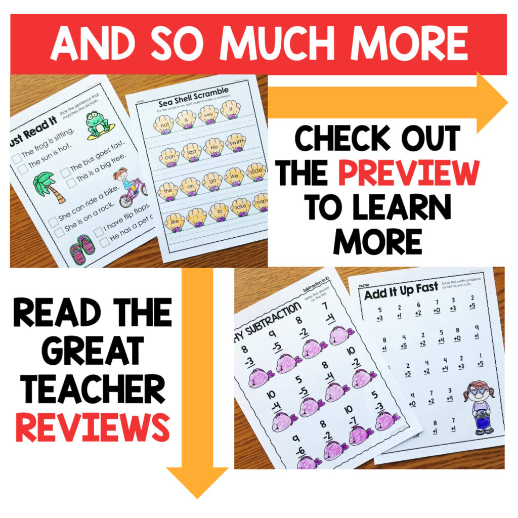 Summer Packet For Kindergarten Summer Review Packet Kindergarten Summer packet for kindergarten summer review packet kindergarten