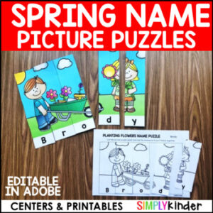 Spring Name Puzzles