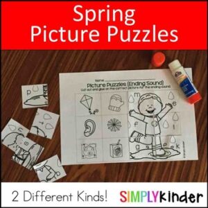 Spring Picture Puzzles