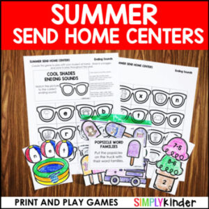 Summer Send Home Centers