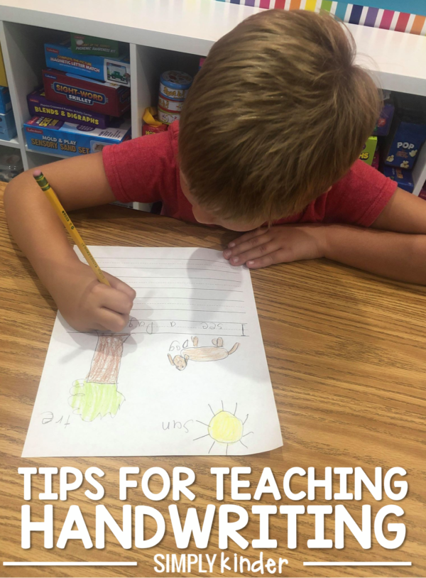 Tips For Teaching Handwriting - Simply Kinder