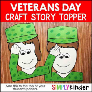 Veterans Day Craft Story Topper