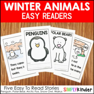 Winter Animals Easy Readers