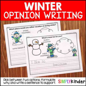Winter Opinion Writing