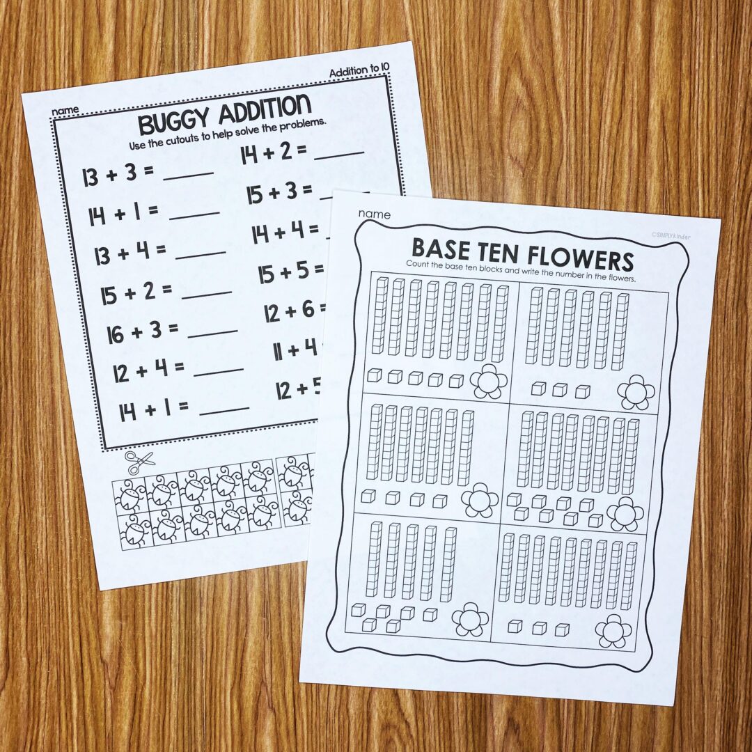 Send Home Sub Plans (Editable) FIRST Set 1 : 2 Full Weeks - Simply Kinder