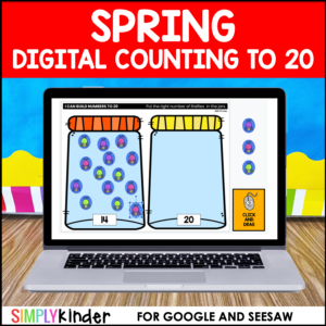 Spring Counting to 20 for Google And Seesaw