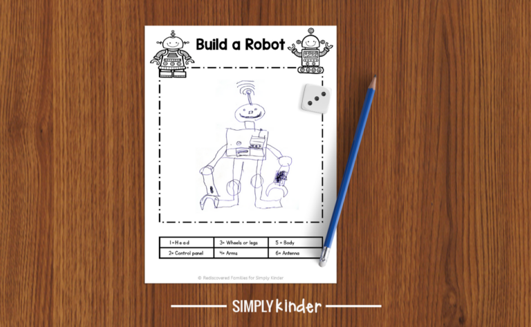 Robot Math Game 3 Robot Math Games That Your Kinders Will Love - Simply Kinder