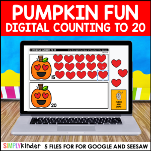 Halloween Counting to 20 for Google and Seesaw