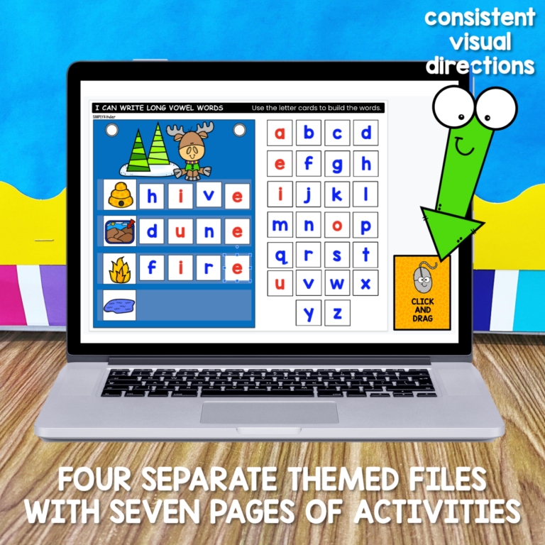 Endless CVCe Word Word for Google and Seesaw bundle preview