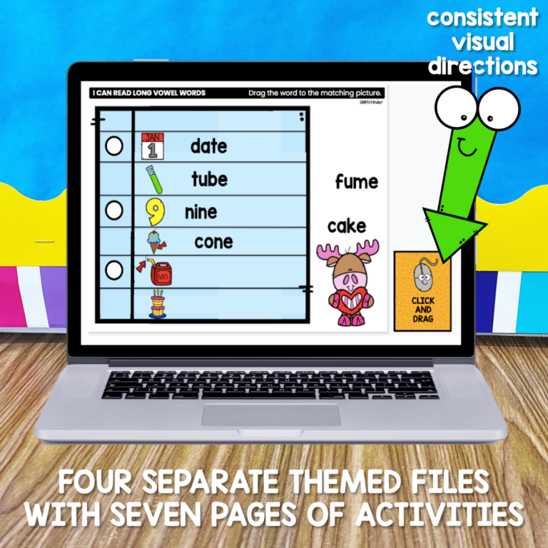 Endless CVCe Word Word for Google and Seesaw bundle preview