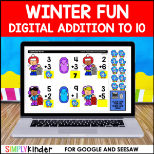 Winter Addition to 10 Digital Activities for Google & Seesaw