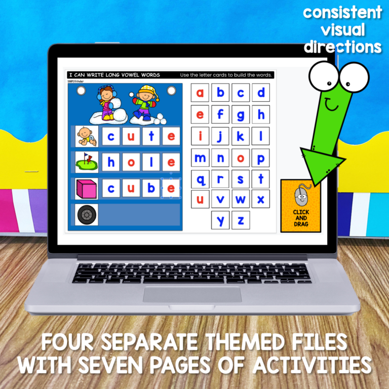 Endless CVCe Word Word for Google and Seesaw bundle preview