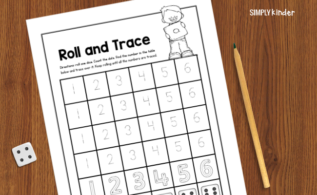 roll and trace game