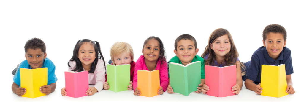 Kids reading books for read across America week