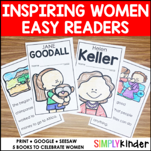 Inspiring Women Easy Readers | Women's History