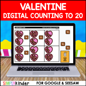 Valentine Counting to 20 for Google and Seesaw