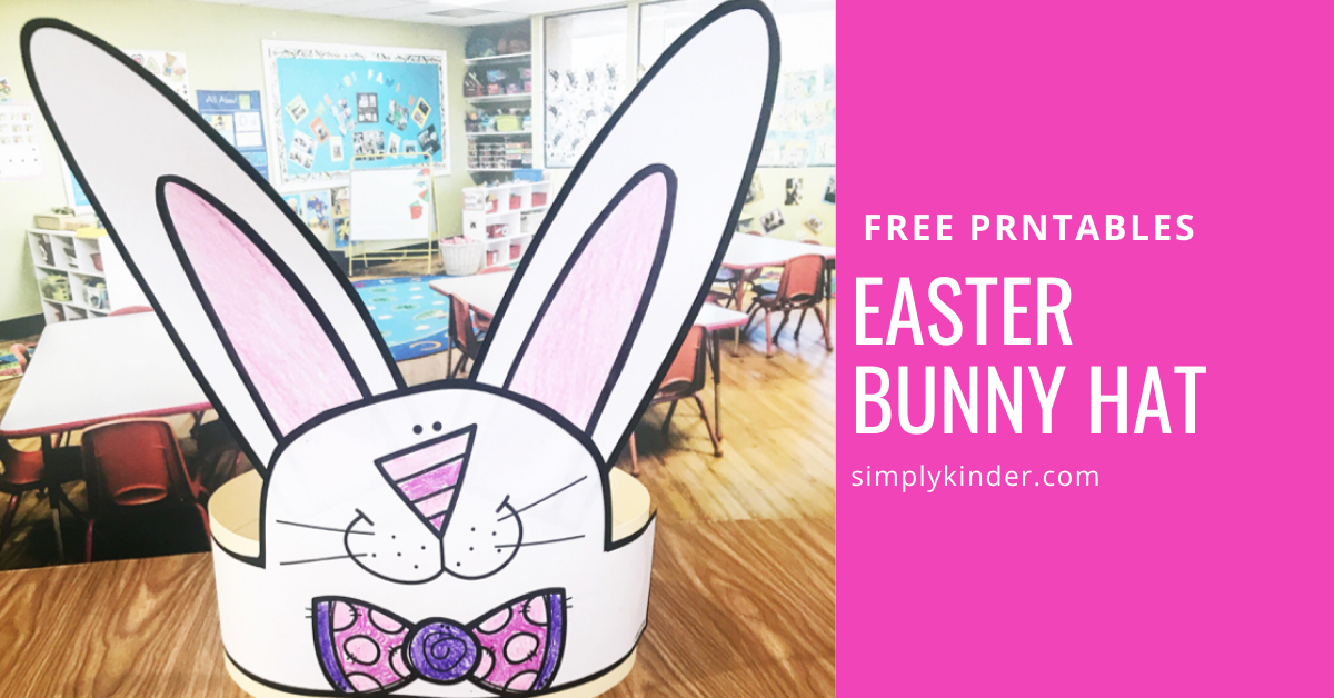 Free Easter Bunny Hat Simply Kinder