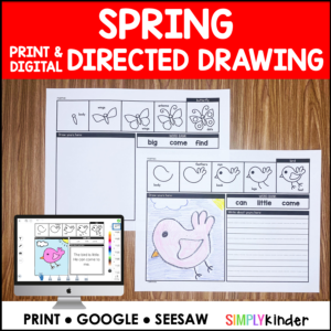 Spring Directed Drawings | Print, Seesaw, Google