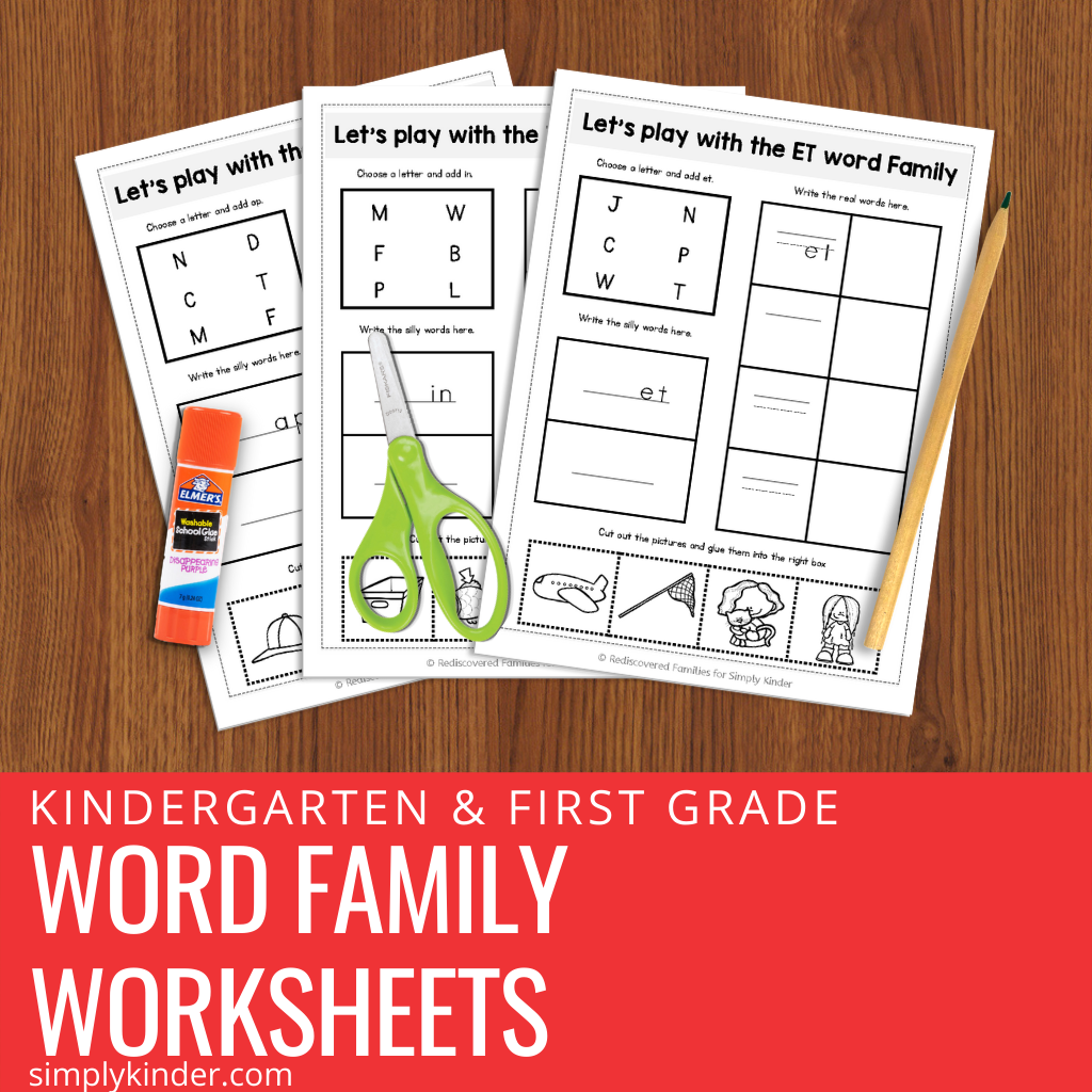 word family worksheets