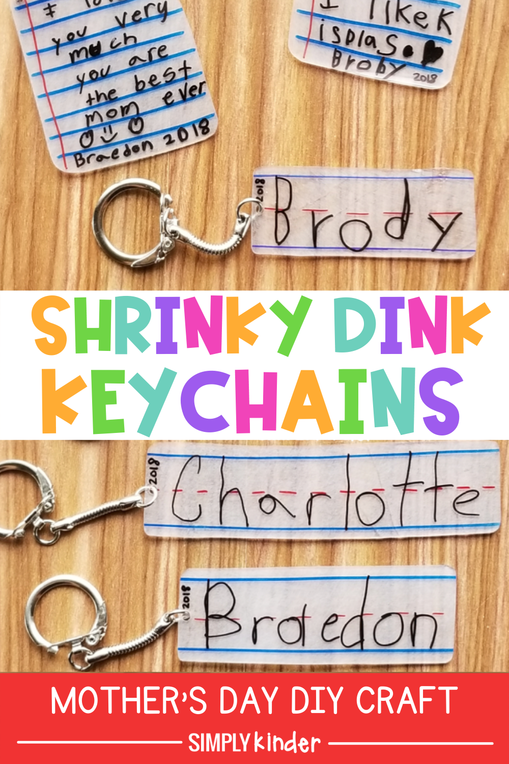 Mother's Day Shrinky Dink Keychains - An Easy Classroom Craft! – Fourth  Grade Flair