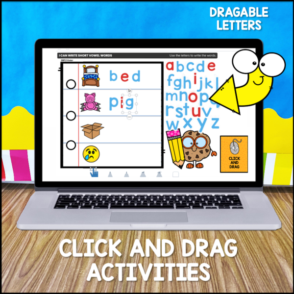 Free Digital CVC Activity for Kindergarten: Google & Seesaw - Simply Kinder