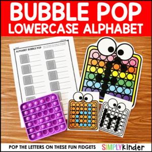 Bubble Pop Alphabet Lowercase Letters
