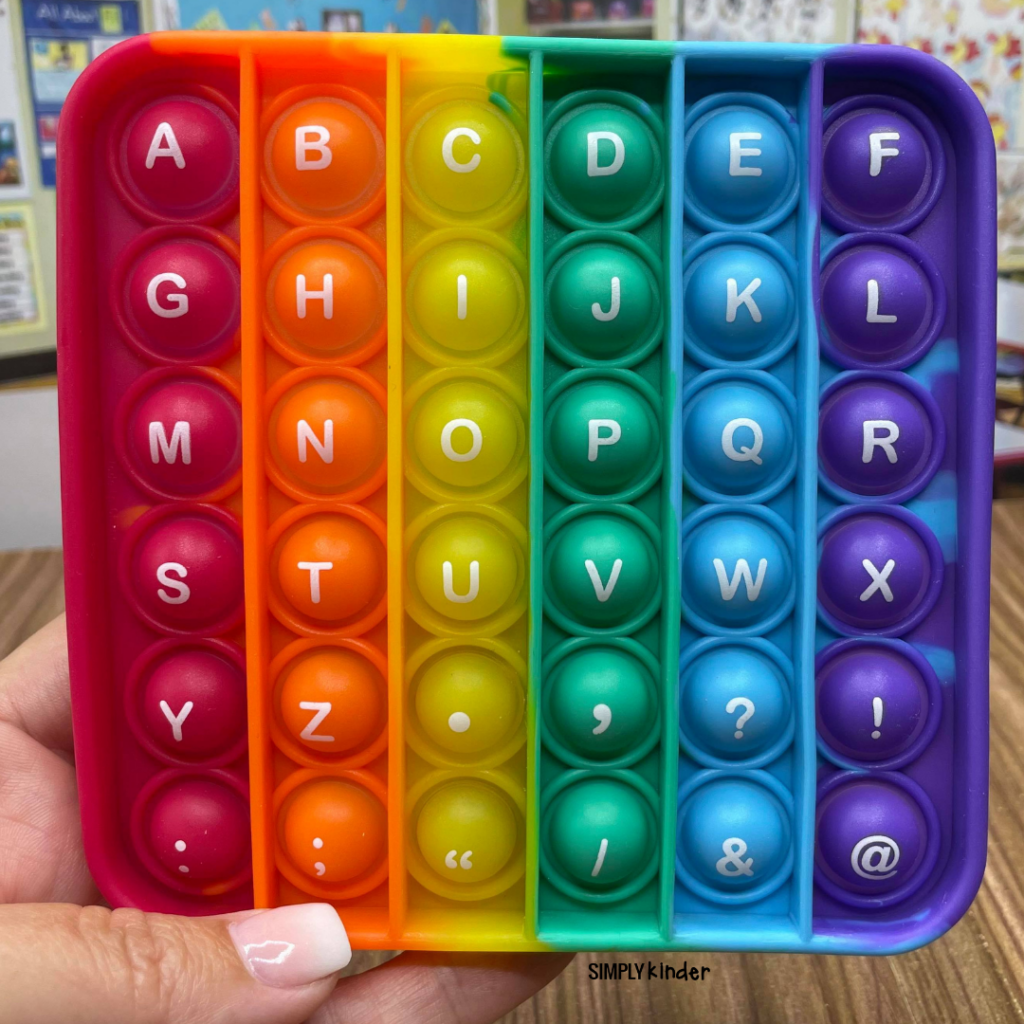 alphabet bubble pop
