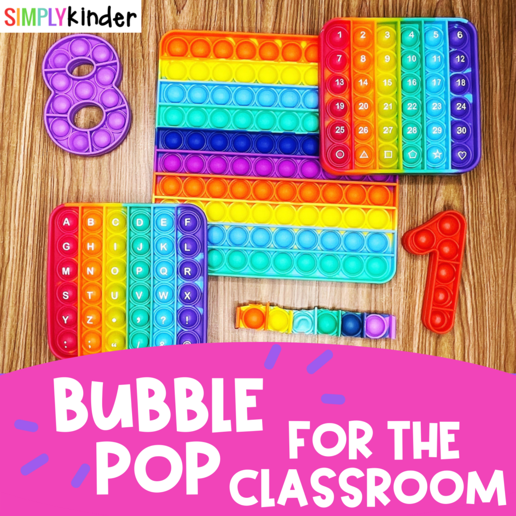 bubble pop activities
