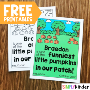 Cutest Little Pumpkin Printable - Simply Kinder