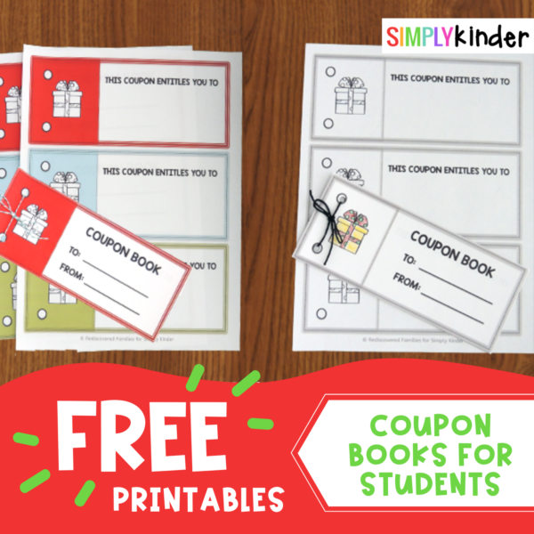 Free Printable Coupon Books For Kids To Make As Gifts - Simply Kinder
