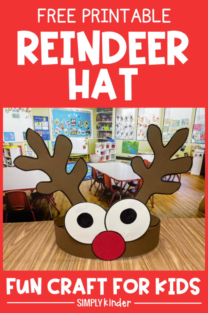 reindeer hat free printable