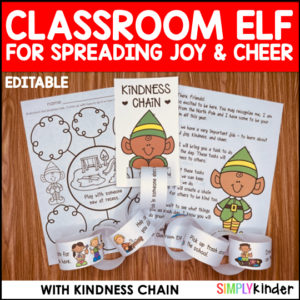 Holiday Classroom Elf and Kindness Chain