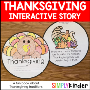 Thanksgiving Thankful For Interactive Book