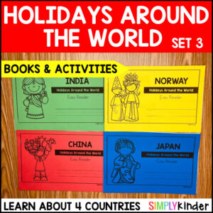 Christmas & Holidays Around the World Informational Easy Readers & Activities