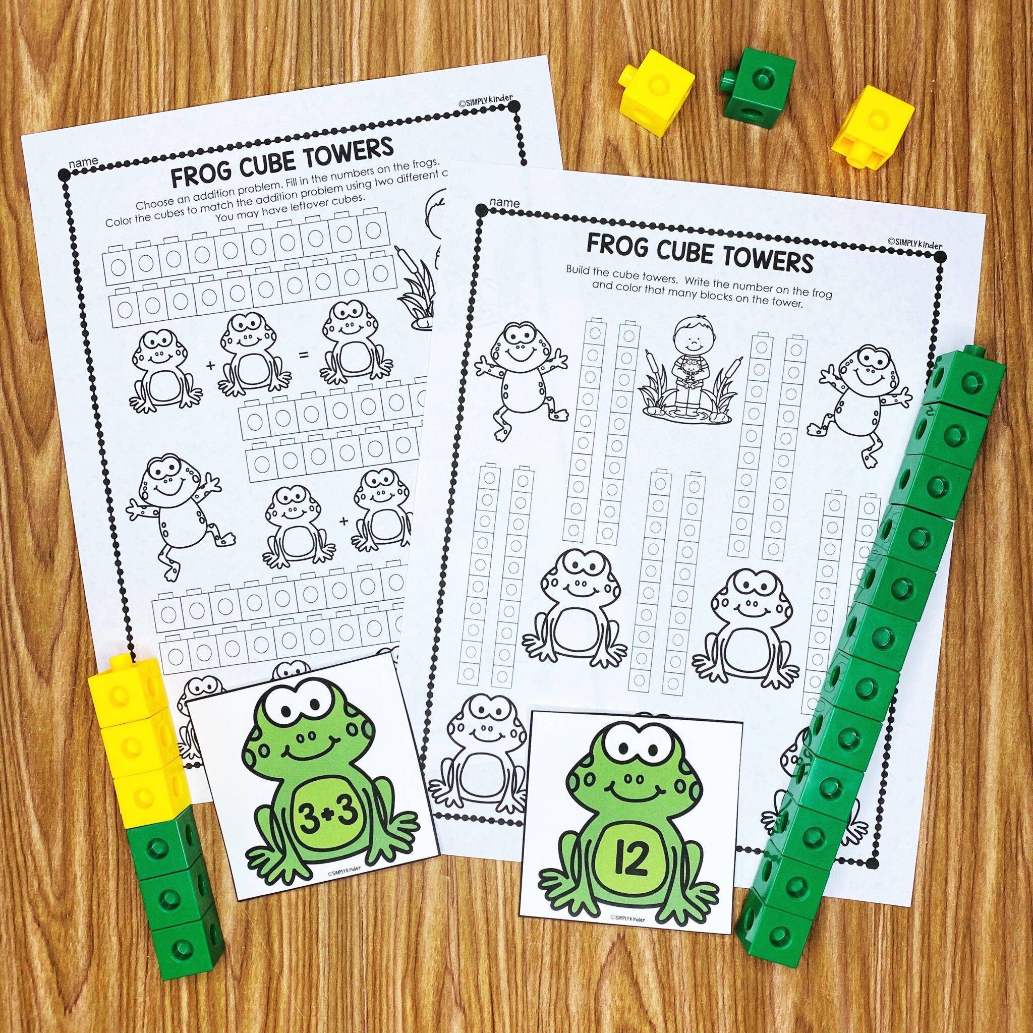 Third Quarter Kindergarten Math Centers - Endless Simply Centers ...
