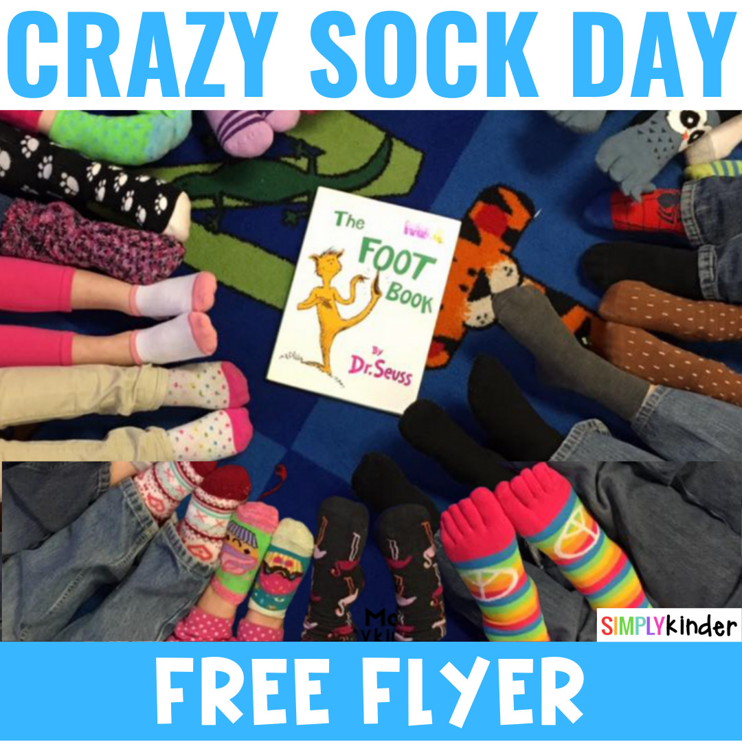 Crazy Sock Day Flyer - Simply Kinder
