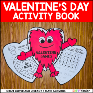 Valentine Games Book with Craft Cover