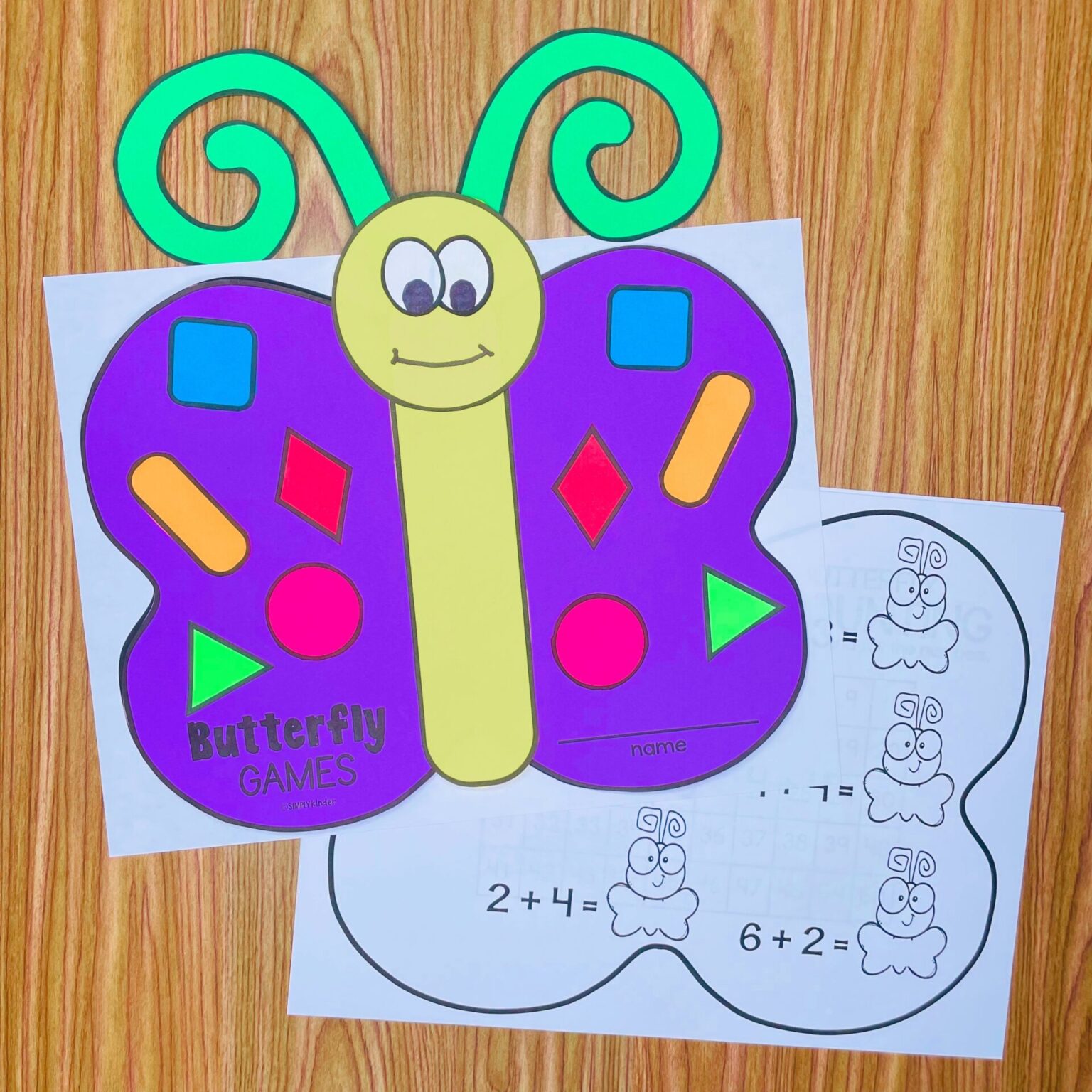 Butterfly Craft and Activity Book | Butterfly Games - Simply Kinder