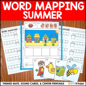 Summer Word Mapping | Orthographic Mapping | Science of Reading