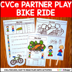 CVCe Long I Readers Theater for Kindergarten | Bike Ride