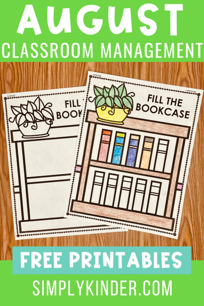 Classroom management in August using a simple yet effective way to motivate students with a cute free printable to fill.