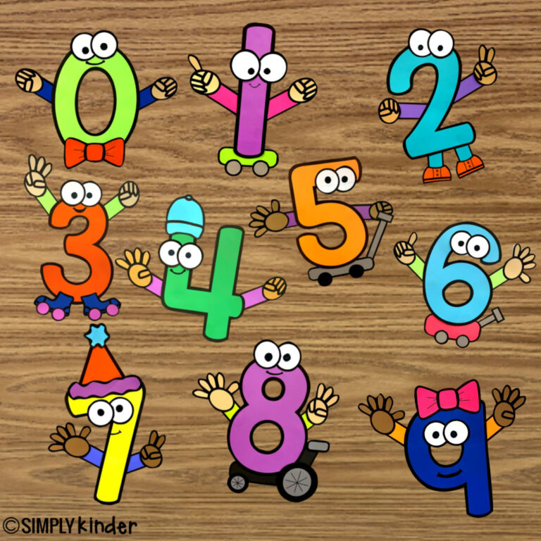 Number People Crafts - Simply Kinder
