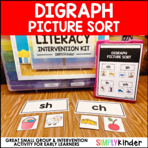 [Intervention Kit] Digraph Picture Sort Activity