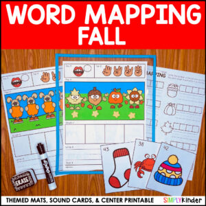 Fall Word Mapping | Orthographic Mapping | Science of Reading