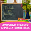 Teacher Appreciation Letter - Simply Kinder