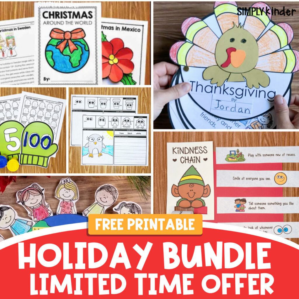 Holiday Activities For Kindergarten Simply Kinder