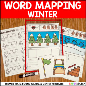 Winter Word Mapping | Orthographic Mapping | Science of Reading