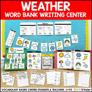 Weather Word Bank Writing Center